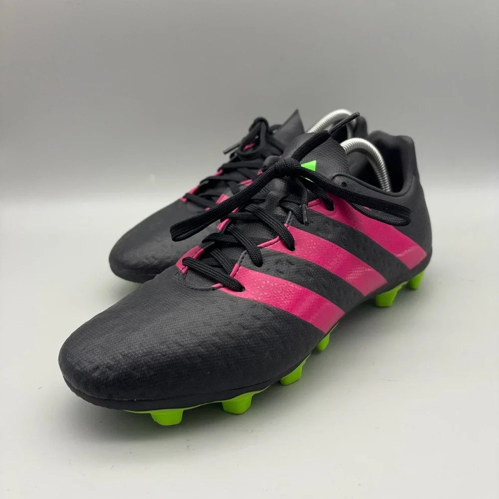 Adidas Ace 16.4 FxG Mens 8.5 Black Soccer Cleats Firm Ground AF4978 Athletic